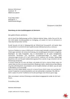 Vorschau - Stundenentwürfe - Bewerbungsmappe: Anschreiben, Lebenslauf und Deckblatt - Seite 1