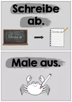 Vorschau - Präsentationen/Tafelbilder - Arbeitsanweisungen (Aushang oder für Tafel) - Seite 3