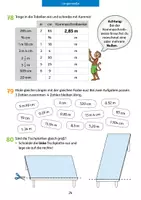 Vorschau - Arbeitsblätter - Mathe trainieren 4. Klasse: Längenmaße und Gewichte - Seite 1