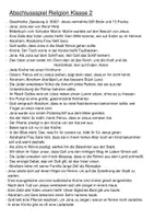 Vorschau - Spiele - Abschlussspiel zu allen Theman von ev. Religion Klasse 2 - Seite 1
