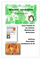 Vorschau - Arbeitsblätter - DIY Kosmetik - feste Handcreme mit Video - Werken und Gestalten - Deckblatt