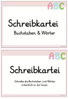 Vorschau - Arbeitsblätter - Schreibkartei Klasse 1 - Grundschrift - Seite 2