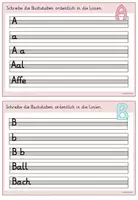 Vorschau - Arbeitsblätter - Schreibkartei Klasse 1 - Grundschrift - Seite 3