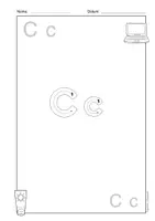 Vorschau - Arbeitsblätter - Arbeitsblätter Buchstabeneinführung Buchstaben A - Z Schreiblehrgang Druckschrift, DaZ, Deutsch - Seite 3