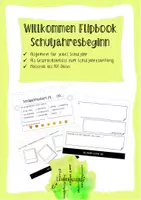 Vorschau - Arbeitsblätter - Willkommen - Schuljahresanfang - Schulstart - Deckblatt