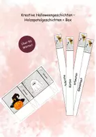 Vorschau - Spiele - Halloween Geschichten Schreiben, Reizwortgeschichte - Deckblatt