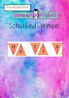 Vorschau - Poster - Wimpel Hurra ich bin ein Schulkind - Deckblatt