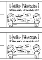 Vorschau - Arbeitsblätter - Übung und Wiederholung der Nomen (Heft) - Seite 1
