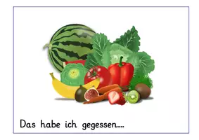 Vorschau - Fördermaterial/Inklusion - Erzählkärtchen Wochenende Ferien etc. - Deckblatt