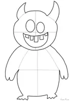 Vorschau - Arbeitsblätter - Kunst für Zwischendurch - Muster Monsterchen - Seite 2