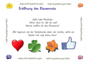 Vorschau - Merkblätter - Klassenrat Kärtchen - Seite 1