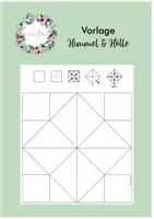 Vorschau - Mal- und Bastelvorlagen - Himmel & Hölle Spiel - Vorlage leer - Deckblatt
