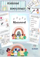 Vorschau - Arbeitsblätter - Klassenrat Komplettpaket - Deckblatt