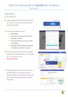 Vorschau - Lehrpläne/Lehrermaterial - Quizlet Step-by-step guide for students - Seite 2