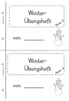 Vorschau - Arbeitsblätter - Winter-Übungsheft 2.Klasse (Deutsch&Mathe) - Seite 3