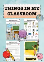 Vorschau - Arbeitsblätter - Things in my classroom - Exercises (+Flashcards) - Deckblatt