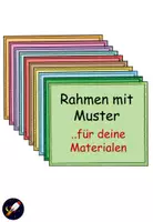 Vorschau - selbst erstellte Cliparts/Grafiken - Rahmen für Lehrer - Deckblatt