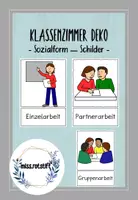 Vorschau - Mal- und Bastelvorlagen - Klassenraum Deko - Geburtstage - Kalender - Infoblätter - Materialpaket - Seite 1