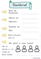 Vorschau - Arbeitsblätter - Komponistenheft für den Musikunterricht - Seite 3