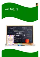 Vorschau - Arbeitsblätter - will future - Arbeitsblätter mit Lösungen - PDF und Docx - Deckblatt