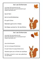 Vorschau - Arbeitsblätter - Abschreibkarten „Herbst“ Diktat Deutsch Lernworttraining - Seite 2