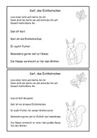 Vorschau - Arbeitsblätter - Abschreibkarten „Herbst“ Diktat Deutsch Lernworttraining - Seite 3