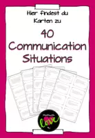 Vorschau - Aufgabenkarten - 40 Kommunikationssituationen - Deckblatt