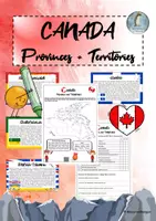 Vorschau - Arbeitsblätter - Canada - Provinces & Territories - Deckblatt