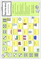 Vorschau - Spiele - Roll the dice! IN MY ROOM (3-fach diff./ bunt+sw/ mit Lsg.) - Seite 3