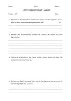Vorschau - Test - Leistungskontrolle Alkane Version 2 - mit Lösung - Deckblatt