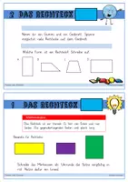 Vorschau - Stationenlernen - Geometrie Kartei Portfolio-Arbeit/Lerntheke Klasse 2 - Seite 2