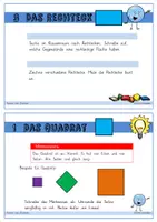 Vorschau - Stationenlernen - Geometrie Kartei Portfolio-Arbeit/Lerntheke Klasse 2 - Seite 3