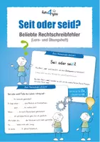 Vorschau - Arbeitsblätter - Seit oder seid - Lern- und Übungsheft - Deckblatt