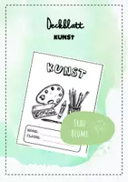 Vorschau - Anderer Materialtyp - Deckblatt Kunst für Mappen und Schnellhefter - Deckblatt