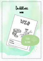 Vorschau - Anderer Materialtyp - Deckblatt WIB für Mappen und Schnellhefter - Deckblatt