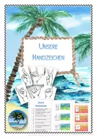 Vorschau - Poster - Unsere Handzeichen (erleichtern effektives Classroom-Management) - Deckblatt
