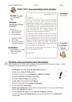 Vorschau - Merkblätter - Merkblatt & Checkliste: Einen persönlichen Brief schreiben - Seite 1