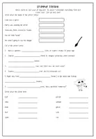 Vorschau - Arbeitsblätter - Grammar Revision (Tenses, Comparatives, Irregular Plural, Adverbs of Manner, Reported Speech) - Seite 1