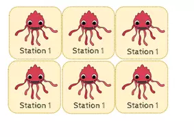 Vorschau - Stationenlernen - Stationenpässe "Monster" für Stationenarbeit - Seite 1