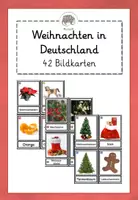 Vorschau - Bildkarten - Weihnachten in Deutschland: Bildkarten mit Fotos und Artikelpunkten - Deckblatt