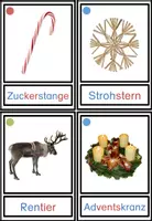 Vorschau - Bildkarten - Weihnachten in Deutschland: Bildkarten mit Fotos, Artikelpunkt und Silbenschrift - Seite 2