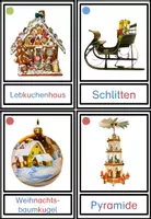 Vorschau - Bildkarten - Weihnachten in Deutschland: Bildkarten mit Fotos, Artikelpunkt und Silbenschrift - Seite 3