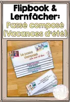 Vorschau - Stundenentwürfe - Grammaire: Passé composé (Vacances d'été- passend zur "lecture en promenade") - Deckblatt