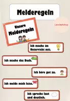 Vorschau - Fördermaterial/Inklusion - Melderegeln - Förderung des Meldeverhaltens - Deckblatt