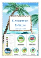 Vorschau - Bildkarten - Klassenzimmer-Einteilung (Transparenz für die SchülerInnen) - Deckblatt