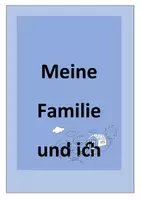 Vorschau - Arbeitsblätter - Meine Familie und ich - Seite 1