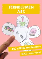 Vorschau - Arbeitsblätter - Lernblumen ABC - 130 Wortbilder - Deckblatt