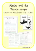 Vorschau - Stundenentwürfe - Aladin und die Wunderlampe - Lektüre - Deckblatt