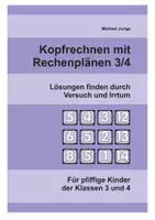 Vorschau - Arbeitsblätter - Kopfrechnen mit Rechenplänen (3./4. Klasse) - Deckblatt