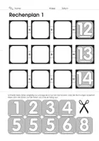 Vorschau - Arbeitsblätter - Kopfrechnen mit Rechenplänen (3./4. Klasse) - Seite 2